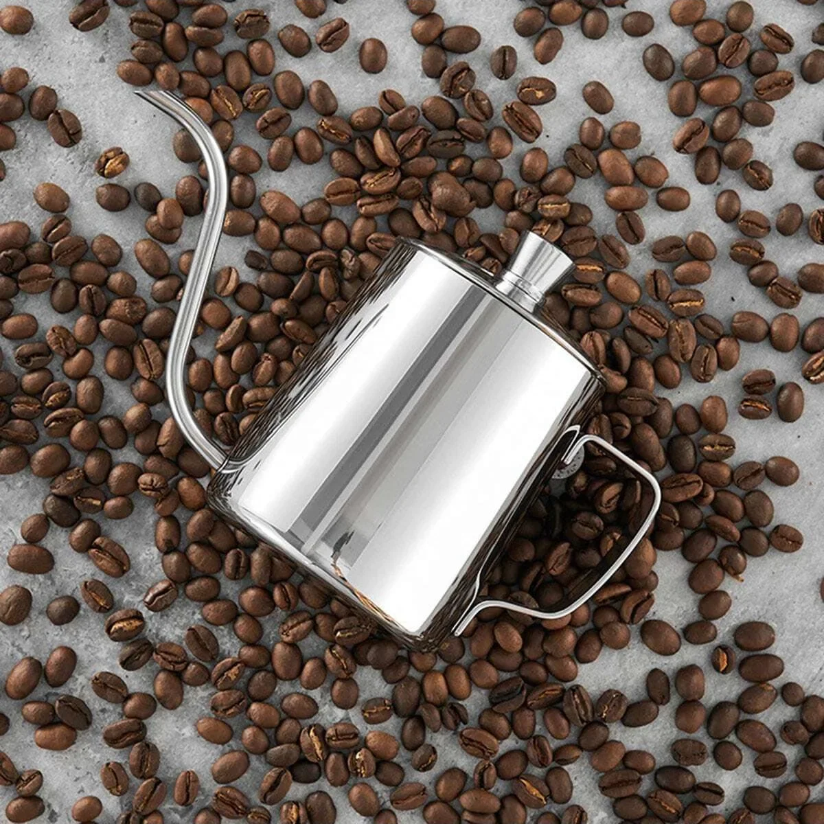 Coffee Equipment Pour Over - สแตนเลส Pour-over เครื่องชงกาแฟแขวนหูมือหม้อในครัวเรือนยาว-spout Fine ปากกาต้มน้ําหยดกาต้มน้ําหม้อยาว