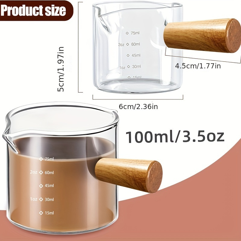 ถ้วยใส่น้ำนมถ้วยแก้วกาแฟ gelas - Espresso Shot Glass บทวิจารณ์และราคา