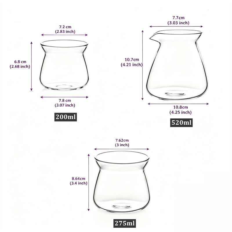 ใหม่ 520ml หม้อกาแฟแก้ว,กาแฟ C - Coffee Equipment Pour Over บทวิจารณ์และราคา