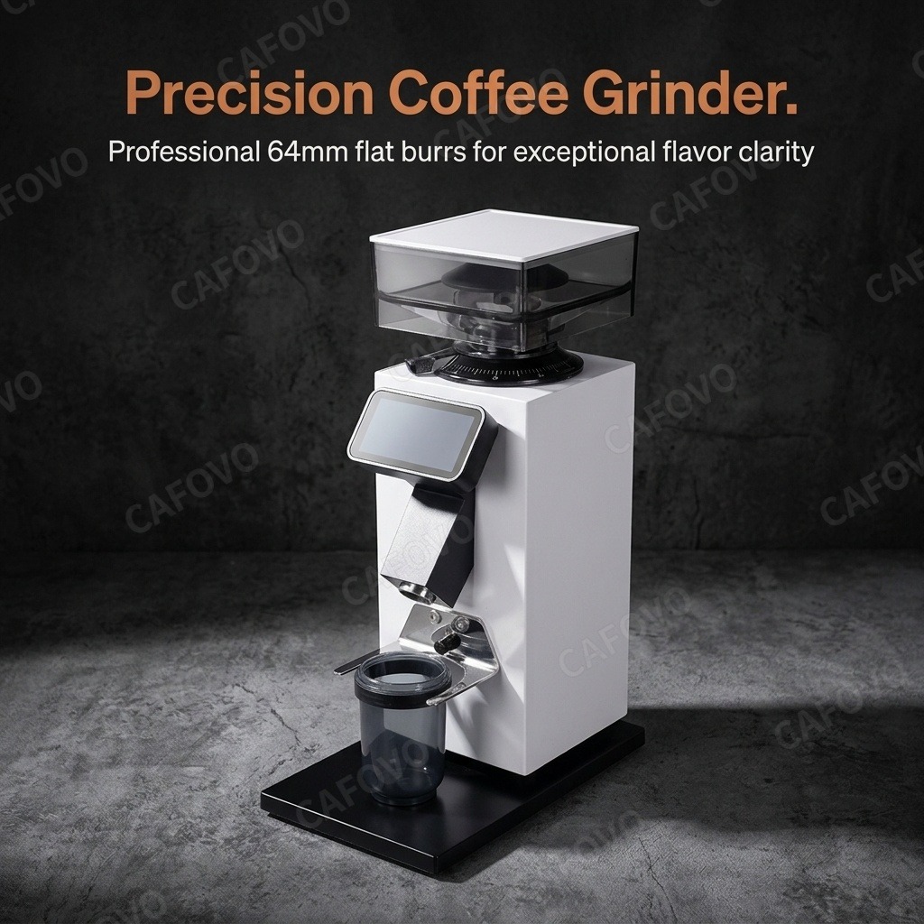 CAFOVO G964F เครื่องบดกาแฟแบบต - Coffee Grinder Burr Flat บทวิจารณ์และราคา